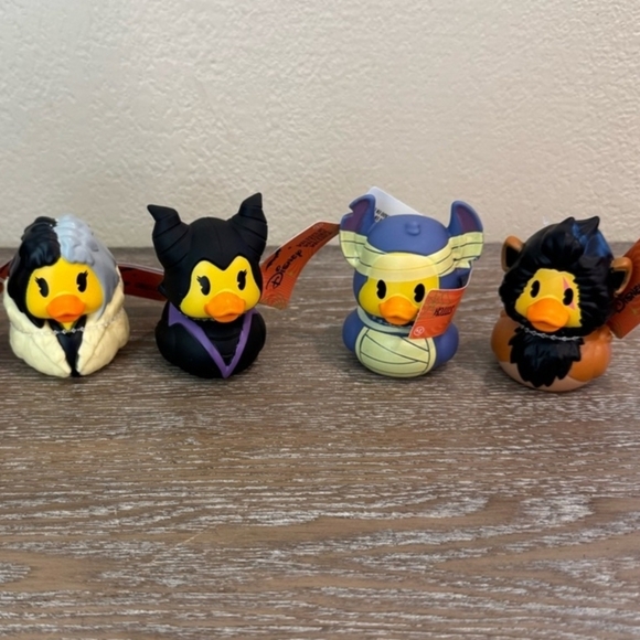 Disney Other - Target Disney Villians Halloween Rubber Ducks Cruella Maleficent Stitch Scar New